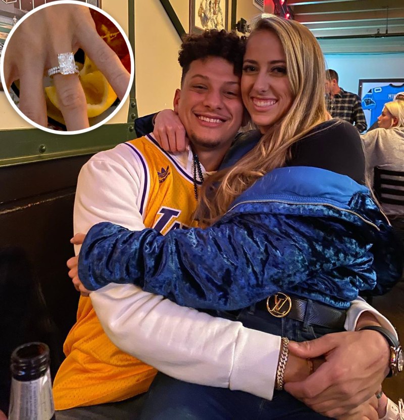Patrick Mahomes Proposes to Girlfriend Brittany Matthews With Engagement Ring Worth Up to 800k