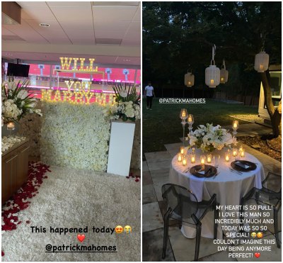 Patrick Mahomes and Brittany Matthews Engagement