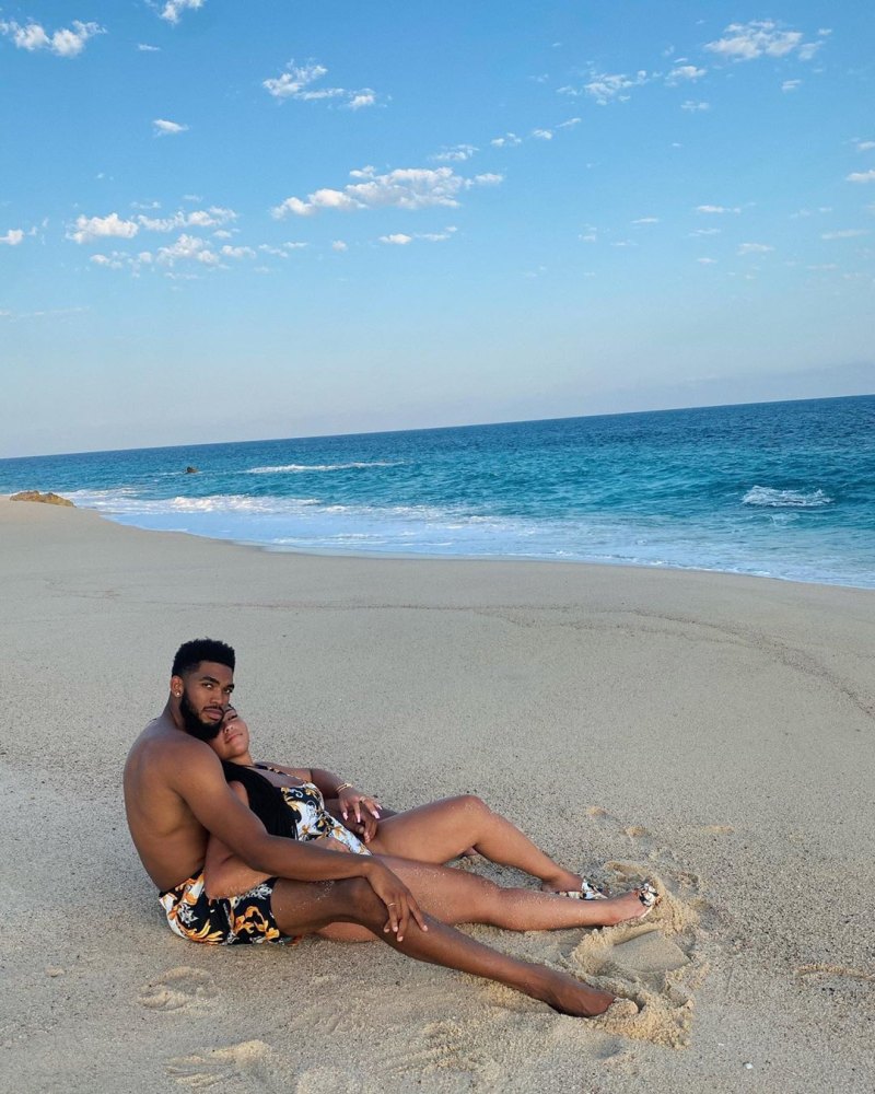 jordyn-woods-boyfriend-karl-anthony-towns-birthday-beach-photos