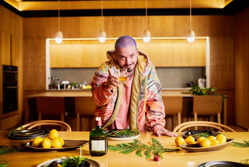 J Balvin Toasts With Buchanans Whisky