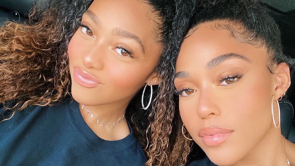 Jordyn Woods’ Nearly Identical Little Sister Jodie Joins Her On Set: ‘Bring Your Sister to Work Day’