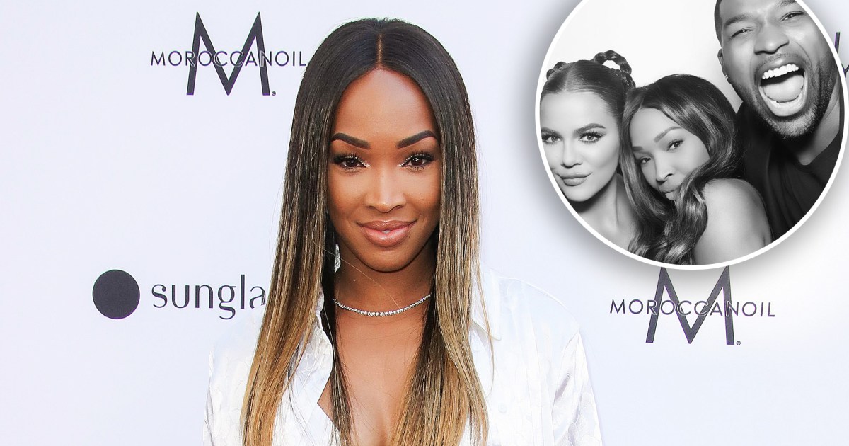 Khloe Kardashian Tristan Thompson Malika Haqq Pose For Photo After news of malika's pregnancy broke, the revenge body star shared an instagram post of them together, writing. khloe kardashian tristan thompson