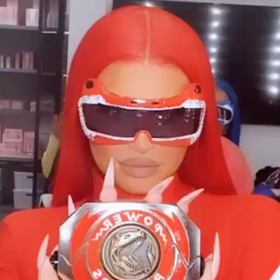 Kylie Jenner Dressed as the Red Ranger From 'Power Rangers' for Halloween — and the '90s Nostalgia Is Real!