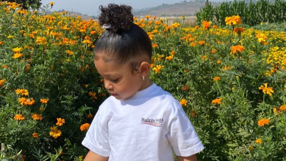 Kylie Jenner and Travis Scott Take Daughter Stormi Webster to a Pumpkin Patch