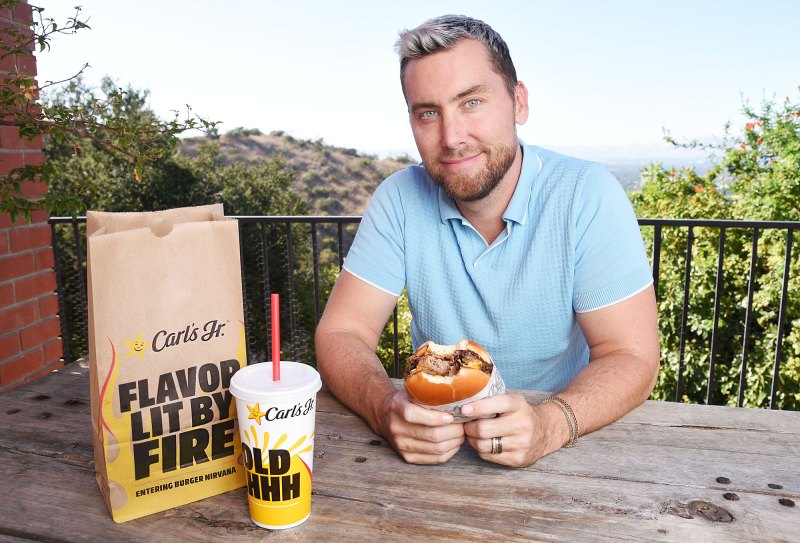 Lance Bass Eating Carls Jr and Hardees Prime Rib and Cheddar Angus Thickburger