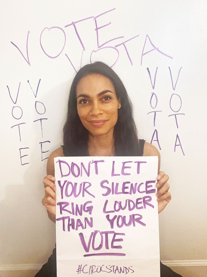 Rosario Dawson joins CIROCStands to encourage voters