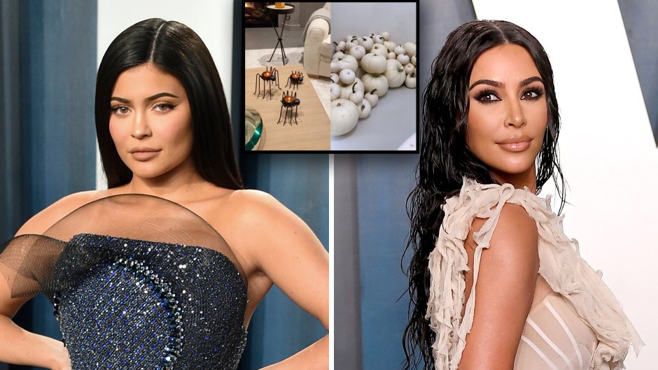 See How Your Favorite Stars Are Decorating Their Homes for Halloween Kylie Jenner Kim Kardashian
