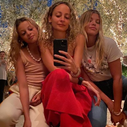 Sofia Richie Poses for a Sweet Selfie With Sister Nicole Richie and Niece Harlow Madden