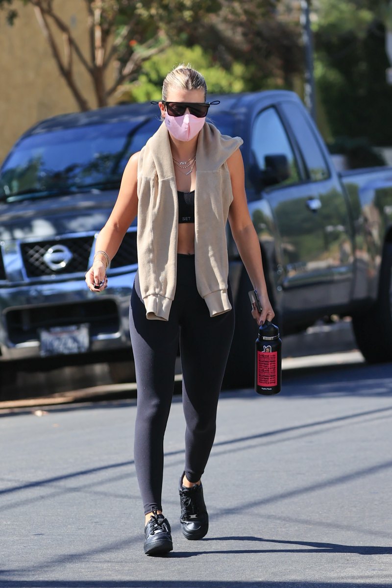 Sofia Richie Flaunts Her Curves While Heading to Yoga Following Scott Disick Split