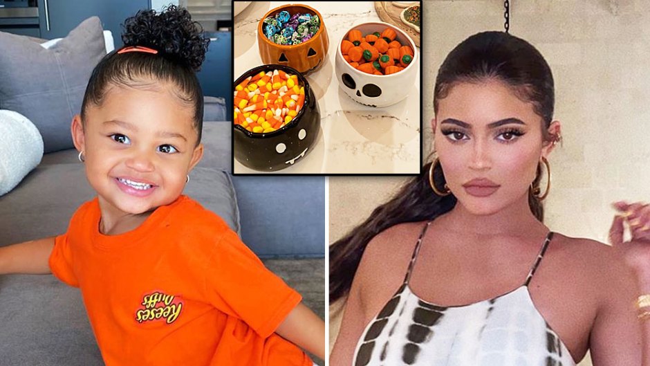 Stormi Webster Says Kylie Jenner Halloween Decorations Are So Pretty