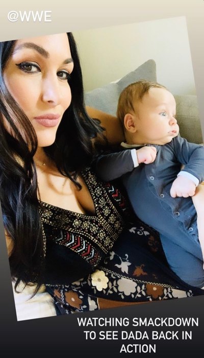 See WWE Alum Brie Bella and Her Son Buddy Matching in Vans Shoes
