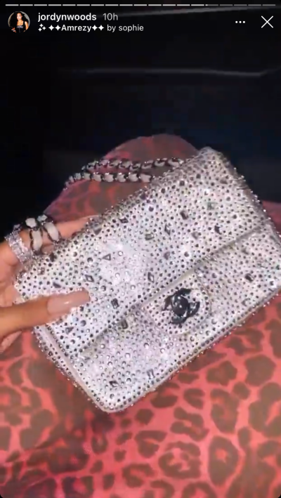 Jordyn Woods Flaunts Crystal Chanel Bag: Pricing Details