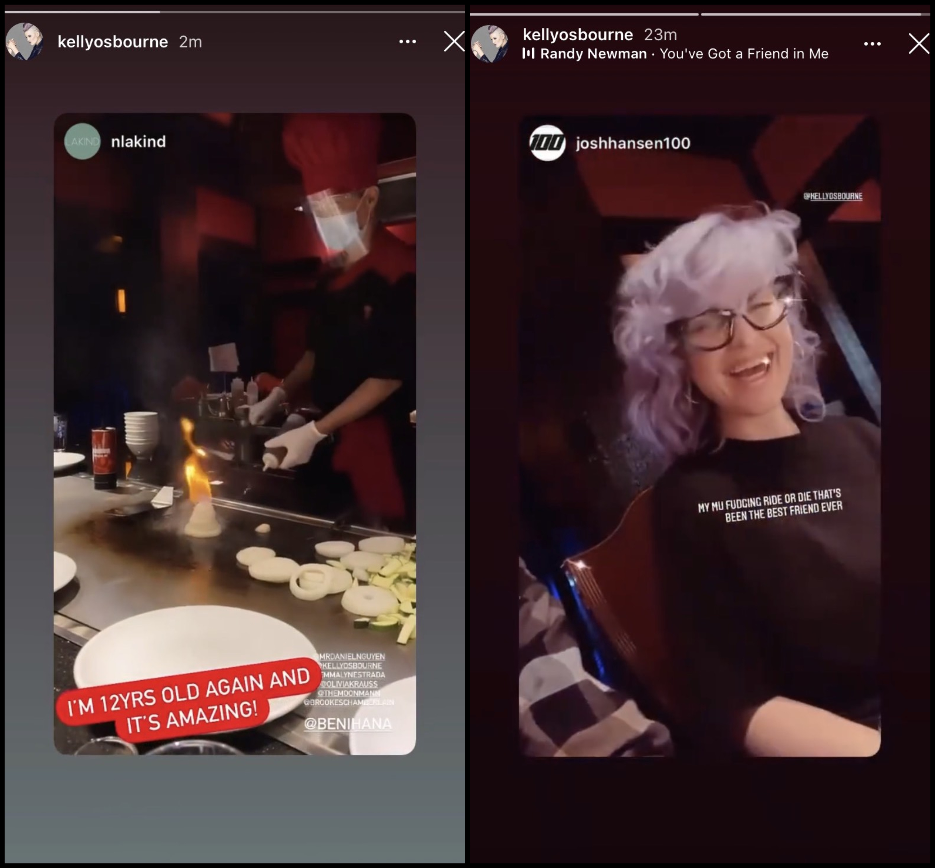 kelly-osbourne-benihana-dinner-with-friends