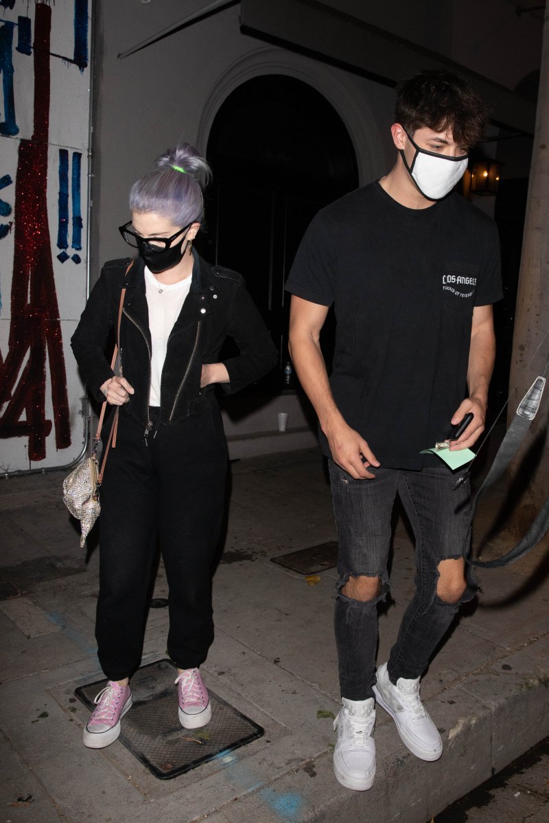 kelly-osbourne-griffin-johnson-tiktok-dinner-at-craigs