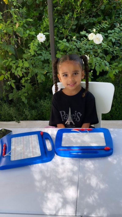 Dream Kardashian Goes to Preschool