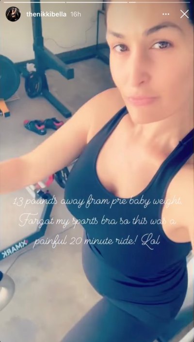 nikki-bella-13-pounds-away-pre-pregnancy-weight