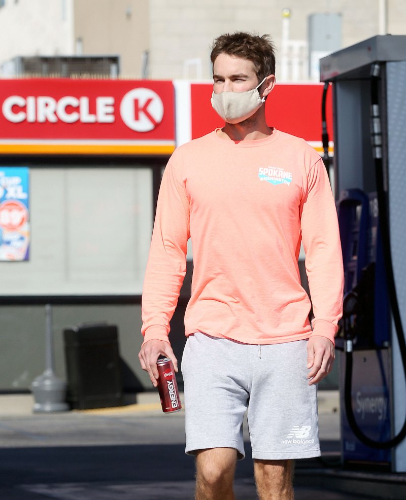 Chace Crawford grabs a Coke Energy at his local Circle K