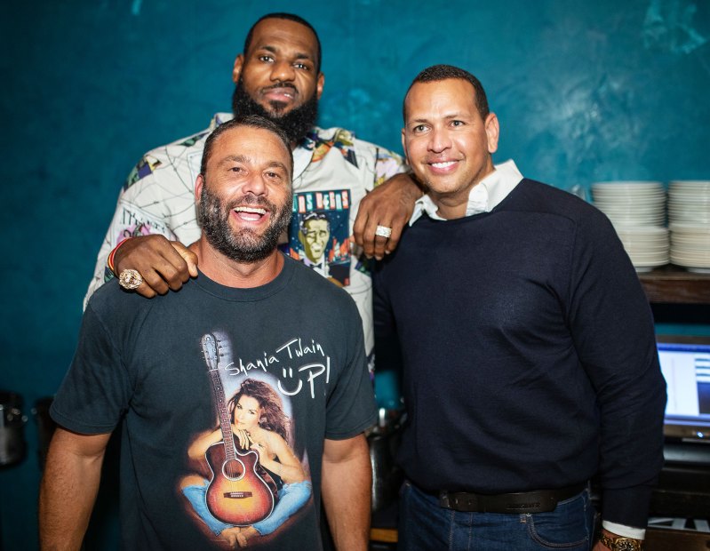 David Grutman LeBron James and Alex Rodriguez