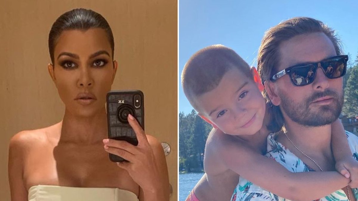 Kourtney Kardashian Reacts to Scott Disick's Photo of Reign