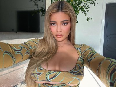 Get It, Girl! Kylie Jenner Leaves Little to the Imagination in a Form-Fitting Dress With a Fun Print