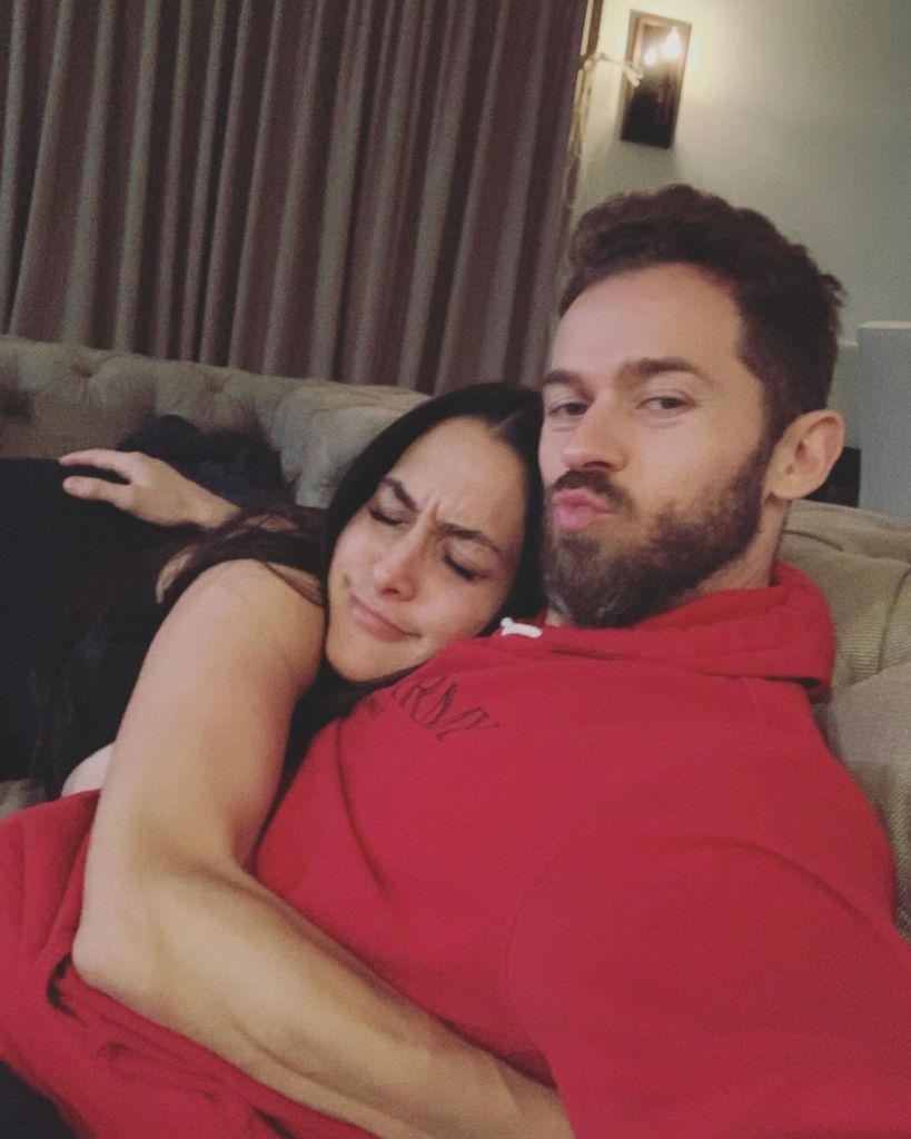 Nikki Bella's Fiance Artem Chigvintsev Surprises Her With Wine and Flowers 'Just Because'