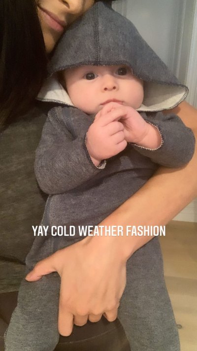 So Cute! Nikki Bella's Newborn Son Matteo Bundles Up in His 'Cold Weather Fashion'