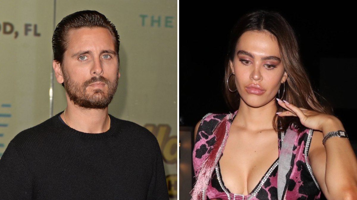Scott Disick Puts Arm Around Amelia Hamlin on the Beach