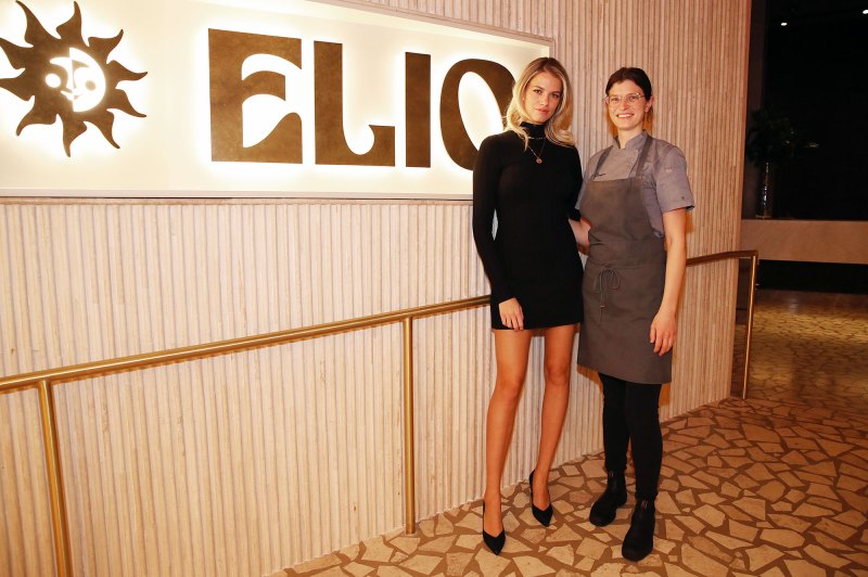 Hailey Clauson at Elio at the Wynn Las Vegas