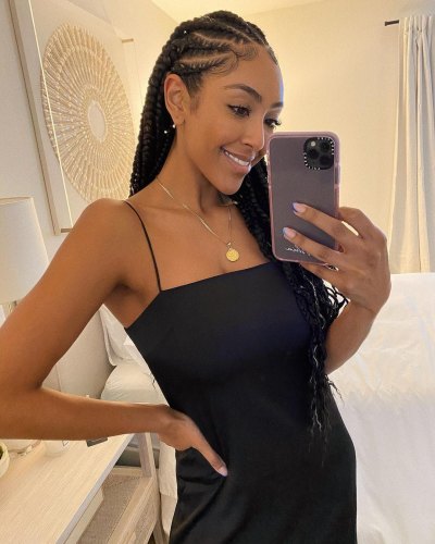 A Beauty! Bachelorette Tayshia Adams Shows Off Her New 'Fun Look' for the American Music Awards