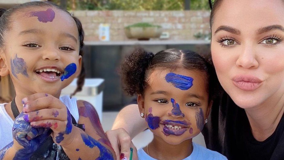 Khloe Kardashian's Daughter True Thompson Has a Fun-Filled Day With Cousins Saint, Chicago and Psalm
