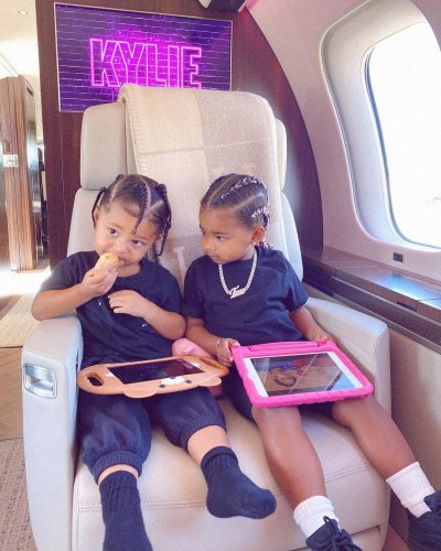 Khloe Kardashian's Daughter True Gives Cousin Stormi a Sweet Shout-Out While Unboxing Good American Shoes