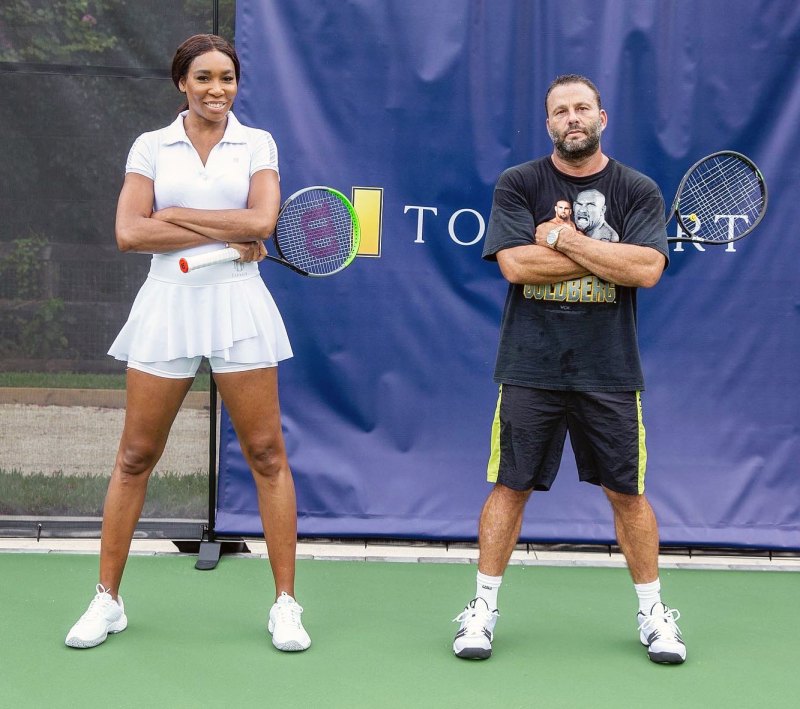 Venus Williams and David Grutman TopCourt