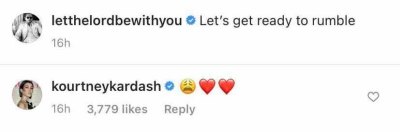 Kourtney Kardashian Reacts to Scott Disick's Photo of Reign