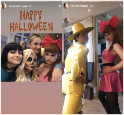 lili-reinhart-cole-sprouse-spend-halloween-together-after-split-ig-vanessa-morgan