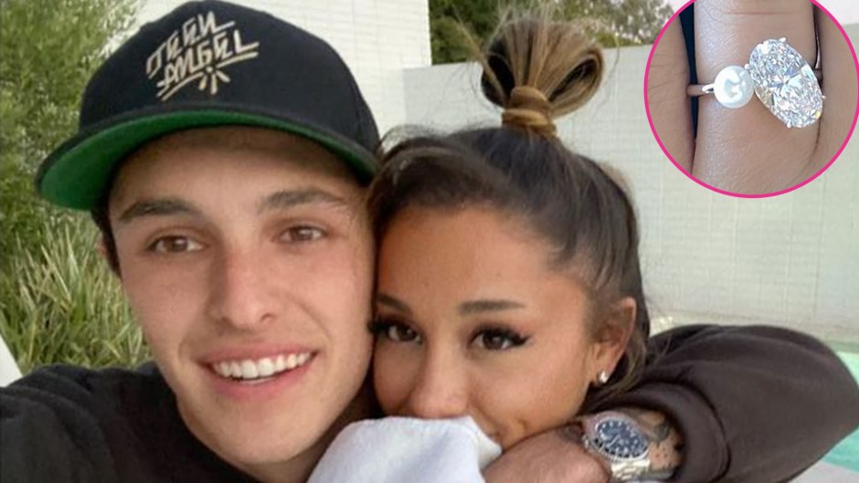 Ariana Grande Engaged To Boyfriend Dalton Gomez See Her Ring
