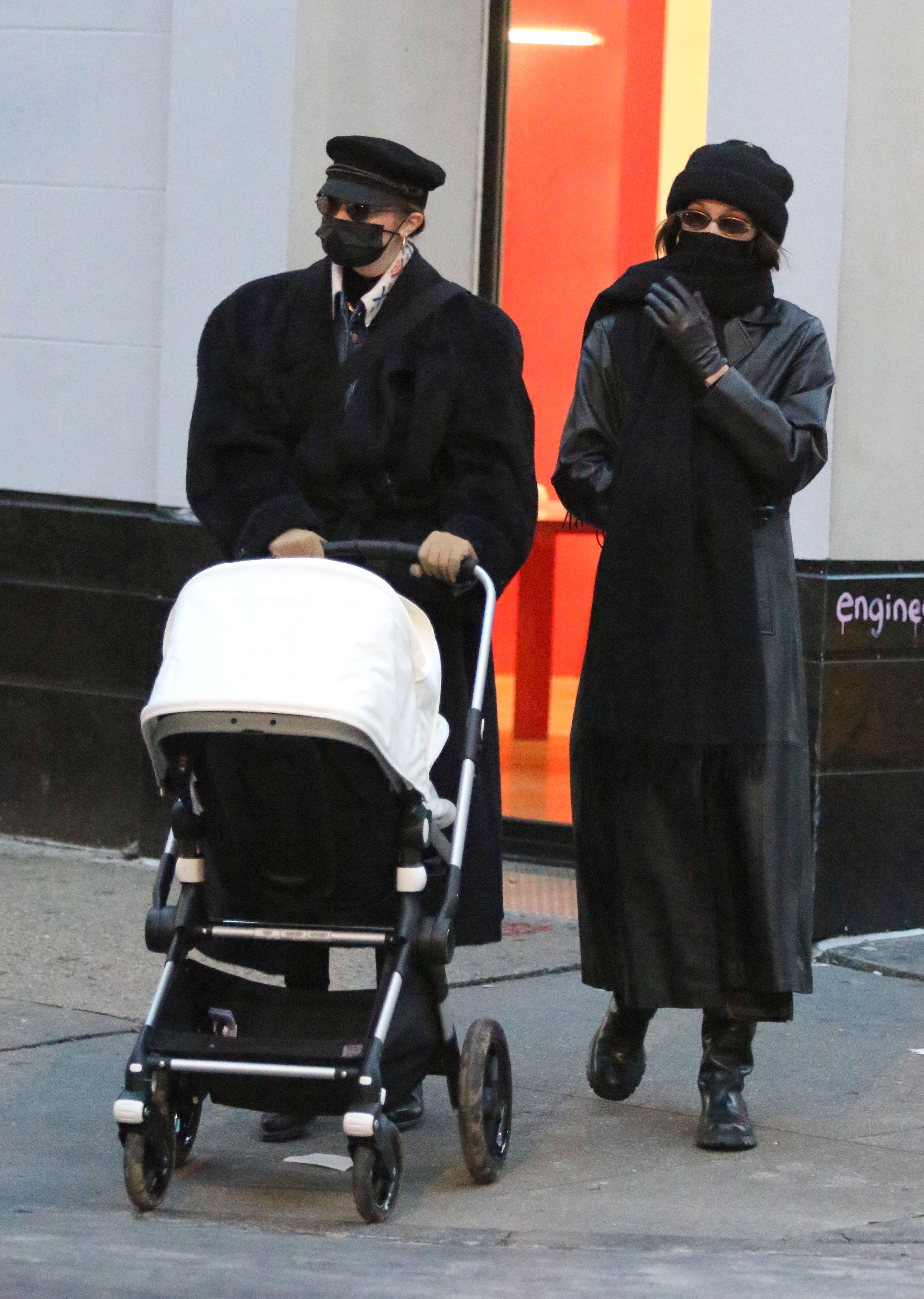 Family Affair! Gigi Hadid Takes a Stroll With Her Newborn Baby and Sister Bella in NYC