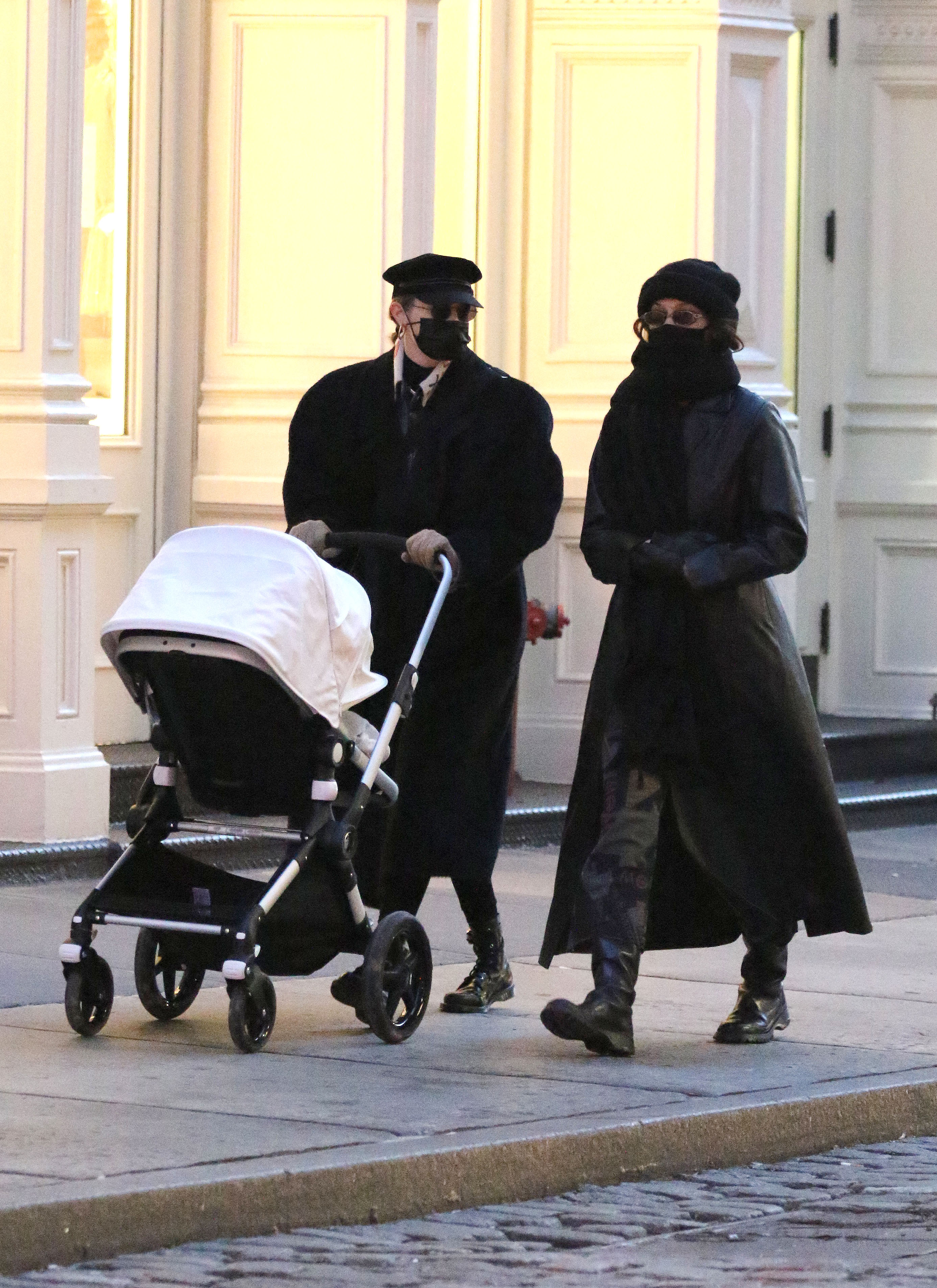 Family Affair! Gigi Hadid Takes a Stroll With Her Newborn Baby and Sister Bella in NYC