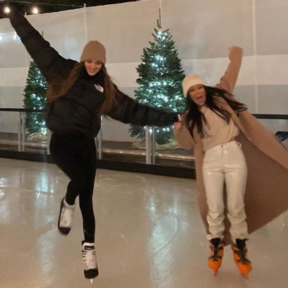 Kendall Jenner 'Saved' Kourtney Kardashian While Ice Skating: 'If I Went Down, You Went Down'
