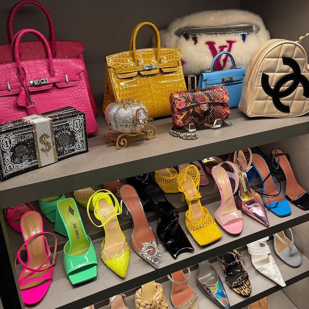Kylie Jenner Has So Many Purses They Literally Have Their Own