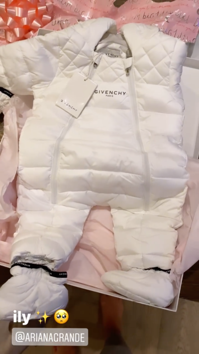 Ariana Grande Gifts Katy Perry Givenchy Snowsuit for Daisy