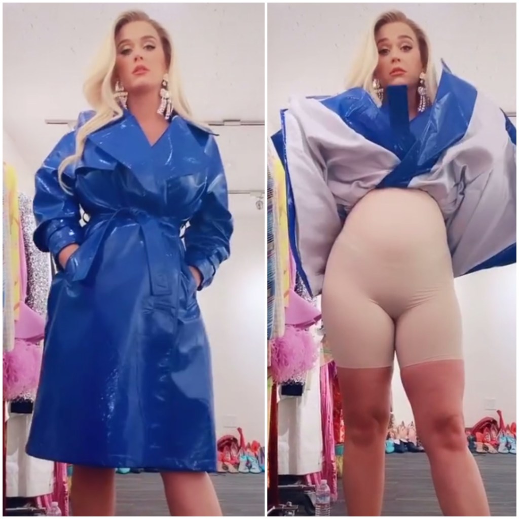 Sexy Katy Perry Porn Captions - Katy Perry Flaunts Post-Baby Body in Hilarious Spanx Video