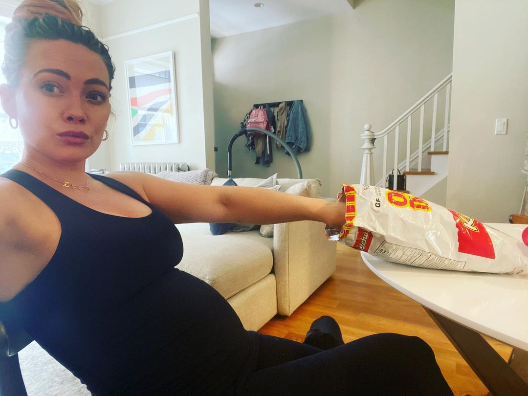 Pregnant Hilary Duff Shows Off Her Growing Baby Bump — See Photos of Her Tummy So Far
