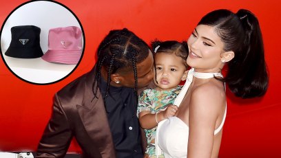 Kylie Gushes Over Stormis Custom Baby Bucket Hats From Daddy Travis