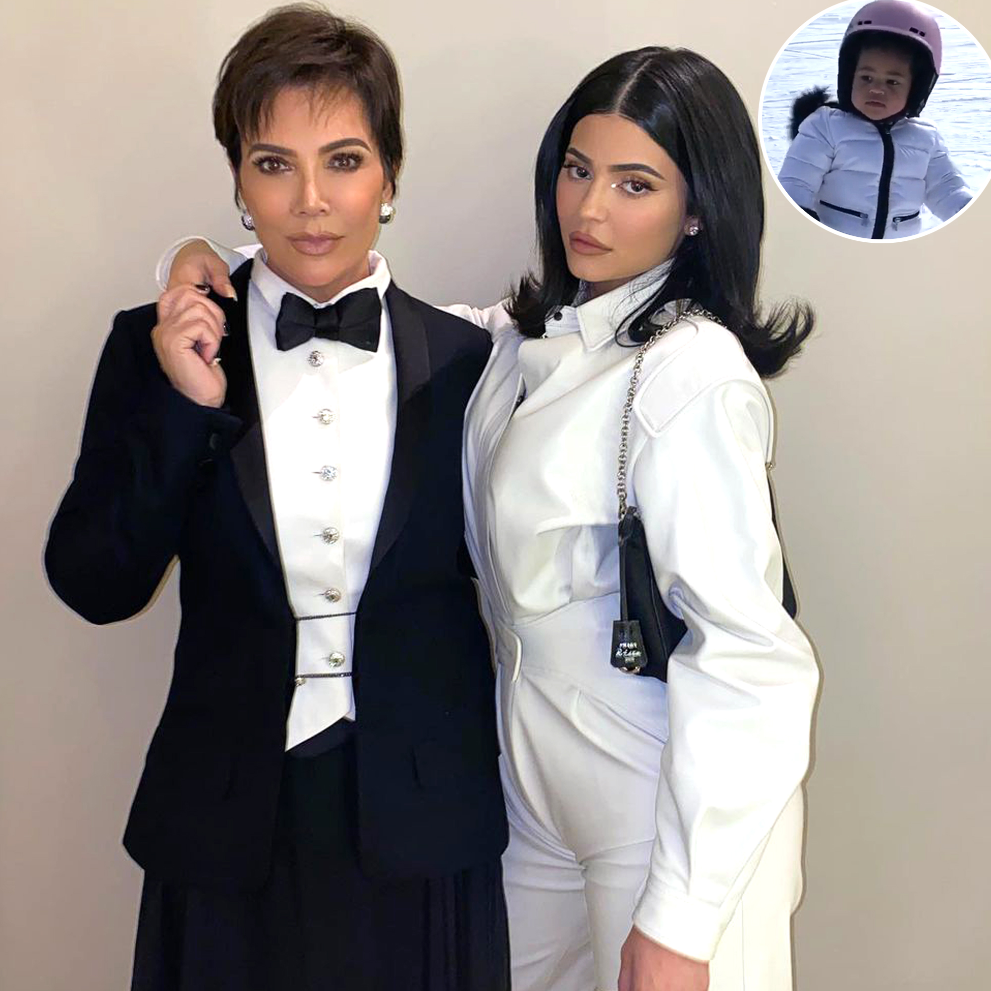 Kylie, Kris Jenner, Stormi and Corey Gamble Hit the Slopes in Aspen