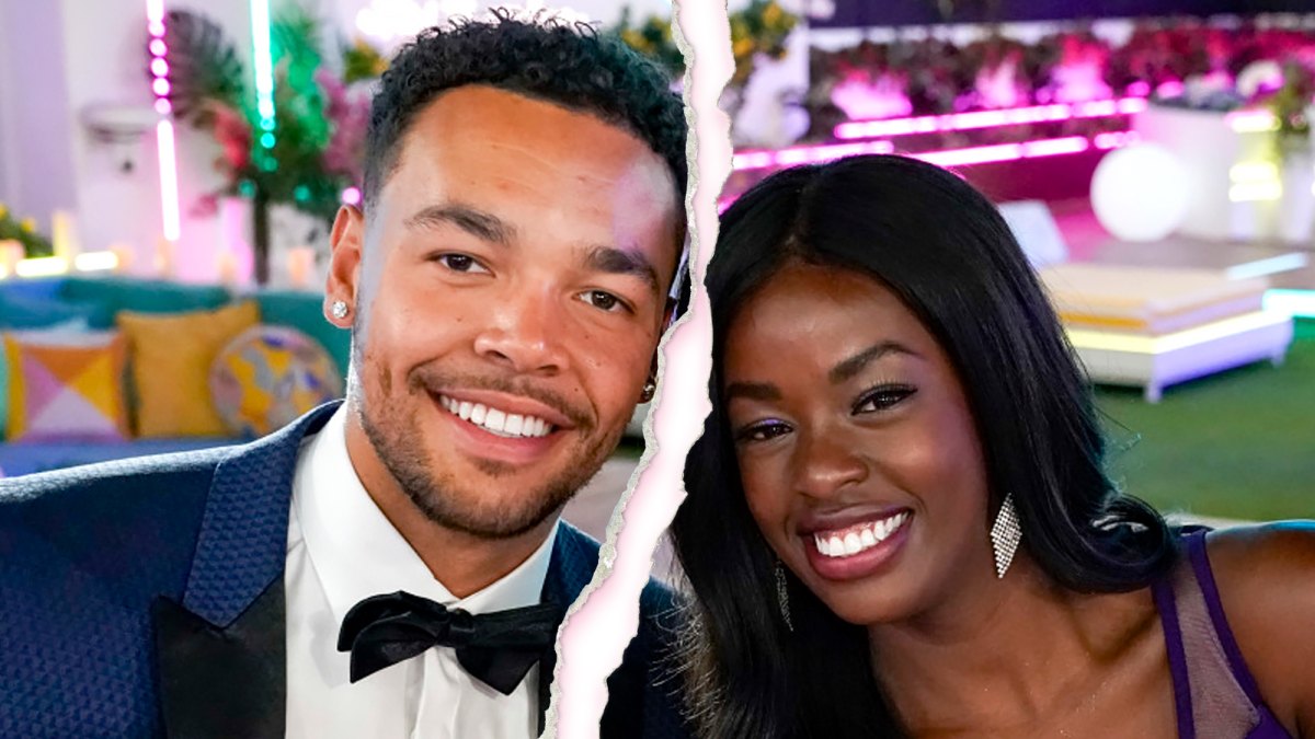 Love Island USA's Justine Ndiba and Caleb Corprew Split