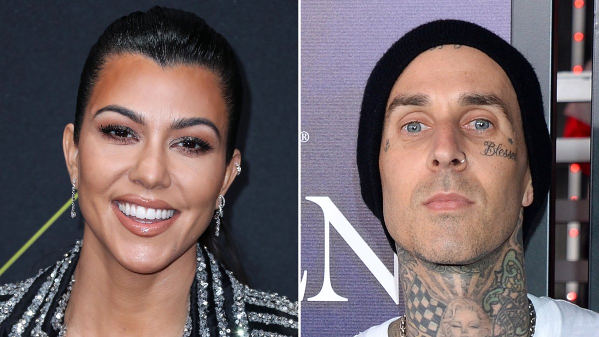Kourtney Kardashian Visits the Studio With Boyfriend Travis Barker