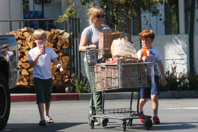 Amy Poehler Kids Archie and Abel