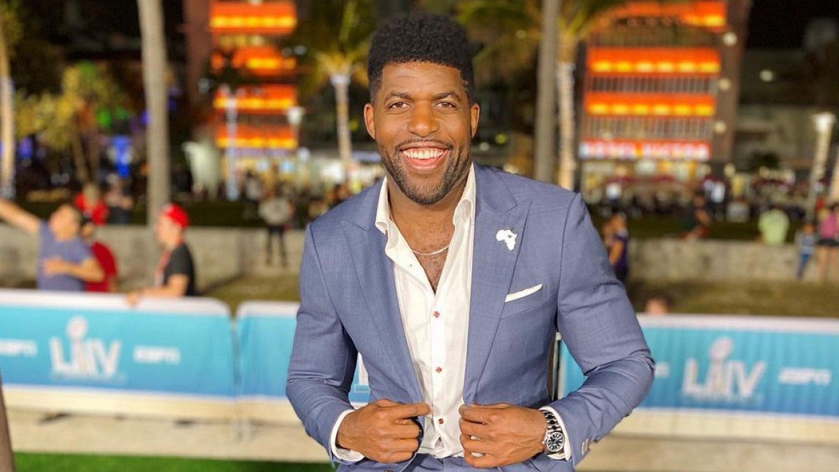 NFL Alum Emmanuel Acho Is Hosting the 'After the Final Rose' Special! Meet Chris Harrison's Replacement