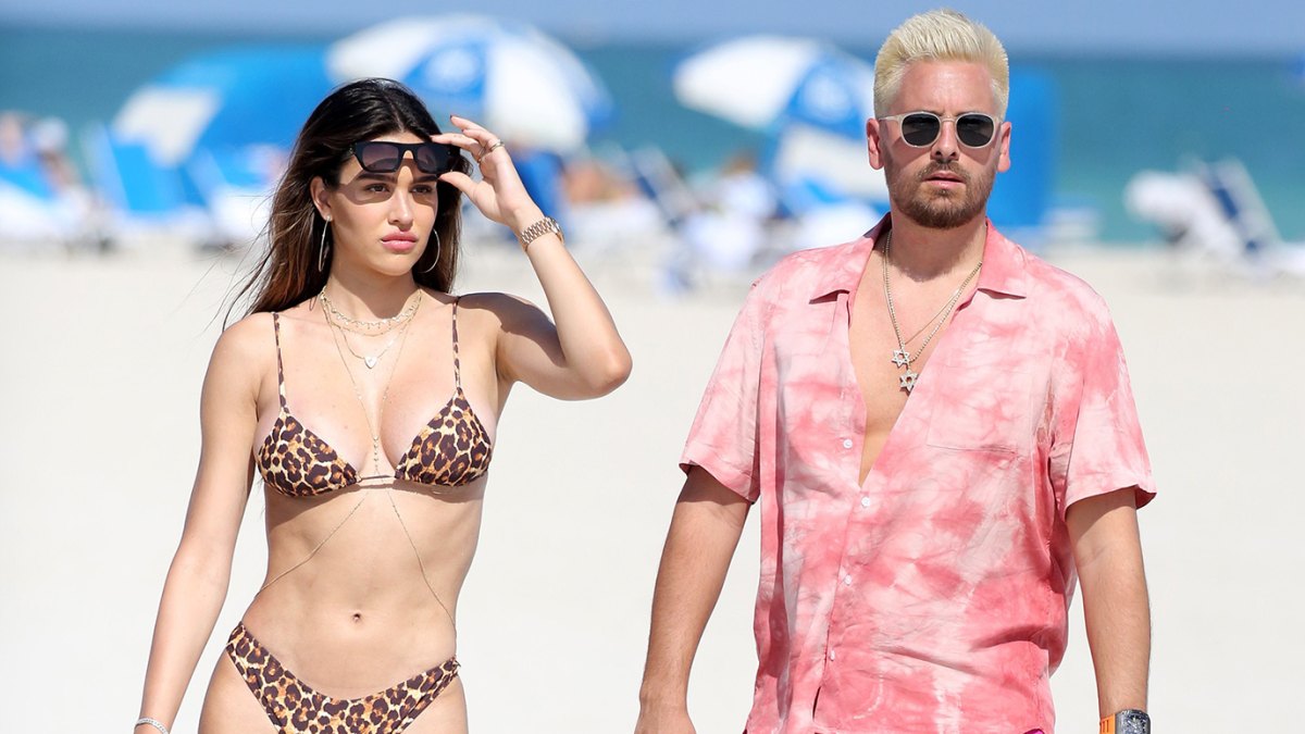 Scott Disick Packs on the PDA with Girlfriend Amelia Hamlin in Steamy Beach Photos