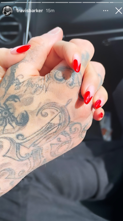 Travis Barker Photo With Kourtney